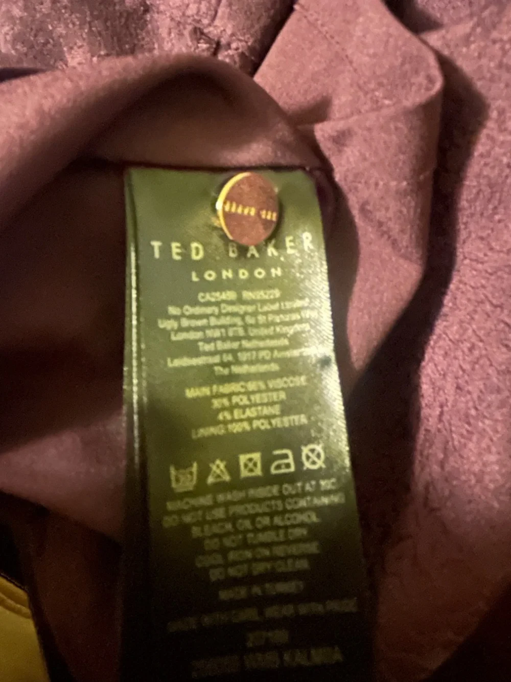 Ted Baker London Kalmiia Exaggerated Sleeve Top women’s size 1/S
